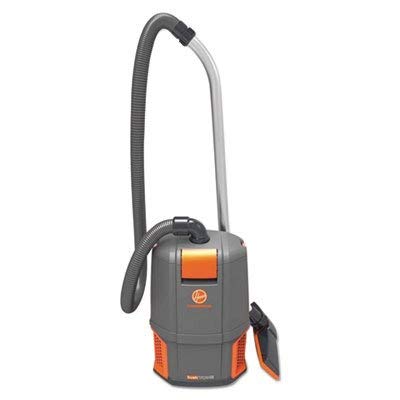 Hoover Commercial CH34006 HushTone Backpack Vacuum Cleaner 11.7 lb. Gray/Orange