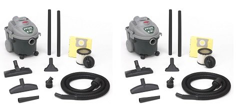 Shop-VAC 5870400 4-Gallon 4.5-PeakHorsepower All Around Wet/Dry Vacuum (2-(Pack))