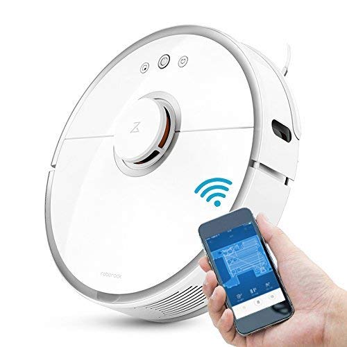 Xiaomi Smart Robot Vacuum Cleaner | Roborock Automatic Robot Vacuum Cleaner MIJIA New Generation 2 in 1 Sweep and Mop LDS Bumper SLAM, Wifi App Remote Control (White)