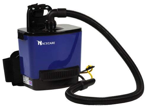 NaceCare RSV130 Back Pack Vacuum, 1.5 Gallon Capacity, 1.6HP, 114 CFM Airflow, 42' Power Cord Length
