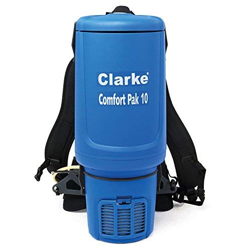 Clarke Comfort Pak 10 Quart Commercial Back Pack Vacuum with Tool Kit