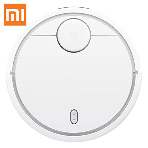 Xiaomi Mi Smart Automated Robot Vacuum Cleaner 1st Generation - Robotic Self-Charging, 5200mAh, 1800Pa Suction, App Control, Path Planning Vaccum Sweeper Easy for Hard Floor and Carpet