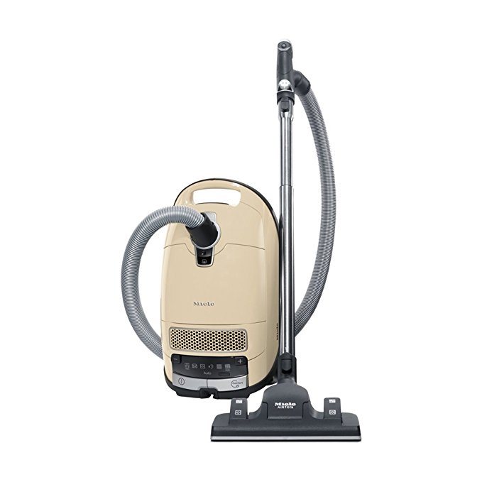 Miele New Complete C3 Alize Canister Vacuum, Ivory White - Corded
