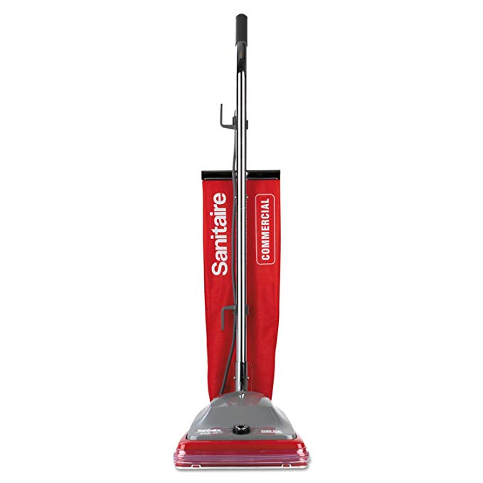 Electrolux Sanitaire Sanitaire Commercial Upright Vacuum w/Vibra-Groomer II, 16lb, Red