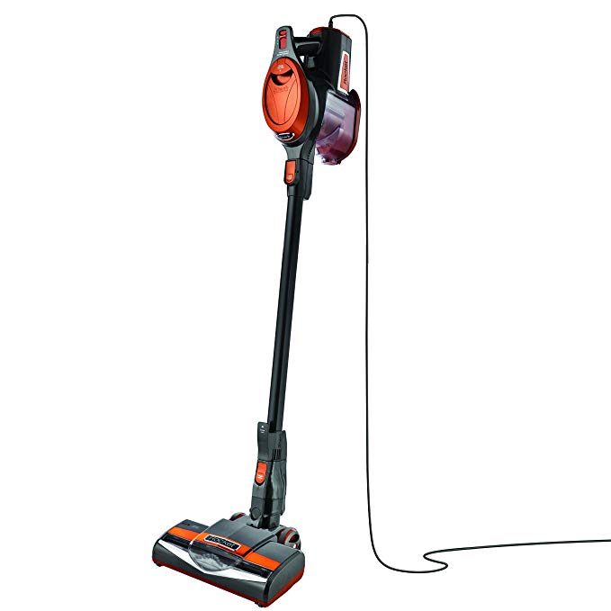 Shark Rocket Ultra-Light Corded Bagless Vacuum for Carpet and Hard Floor Cleaning with Swivel Steering and Car Detail Set (HV302), Gray/Orange