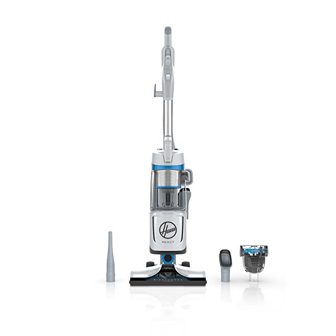 Hoover REACT QuickLift Bagless Upright Vacuum UH73301PC (White)