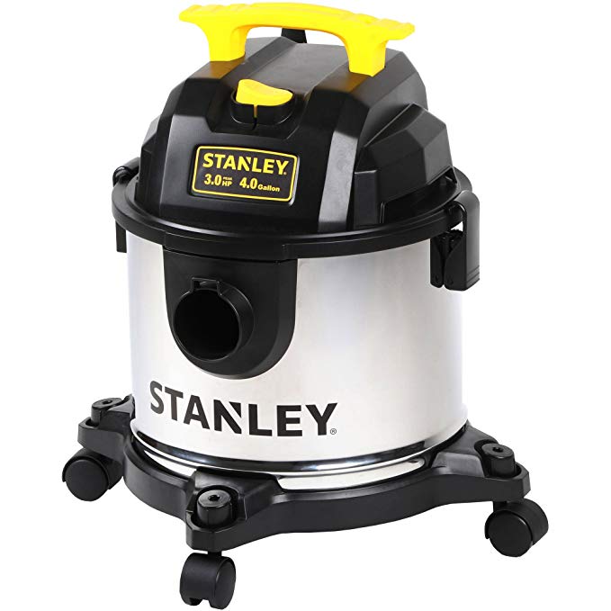 Stanely 4-Gallon Stainless Steel Wet/Dry Vacuum, SL18301-4B