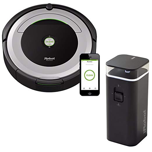 iRobot Roomba 690 Wi-Fi Robotic Vacuum w/Dual Mode Virtual Wall Barrier