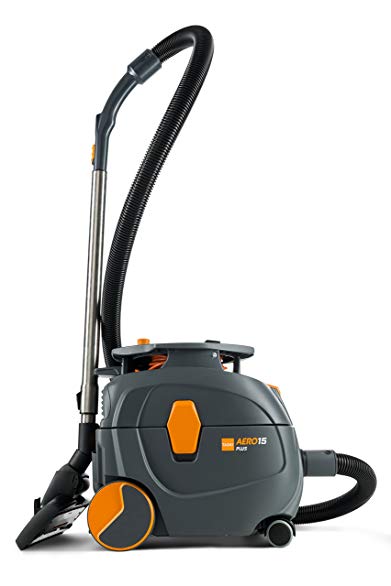 Taski Aero 15 Plus Canister Dry Vacuum, 4 Gallon, Grey/Orange