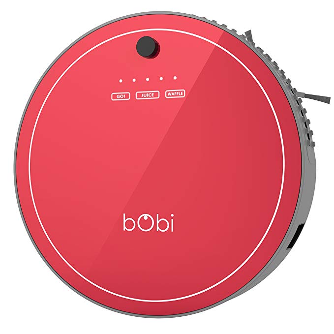 bObsweep bObi Pet Robotic Vacuum Cleaner, Scarlet