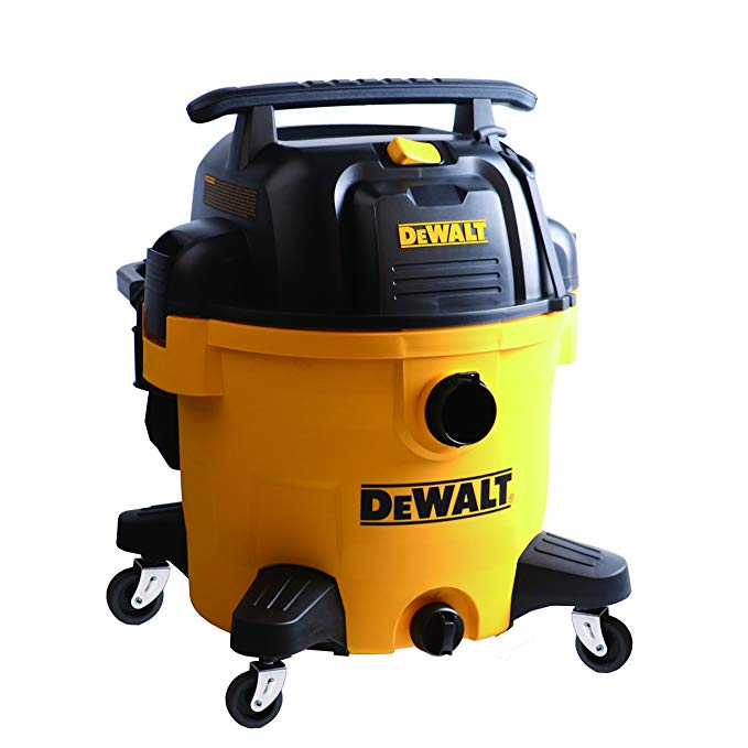 DEWALT Dxv10P 10 Gallon Quiet Poly Wet/Dry Vacuums, Yellow