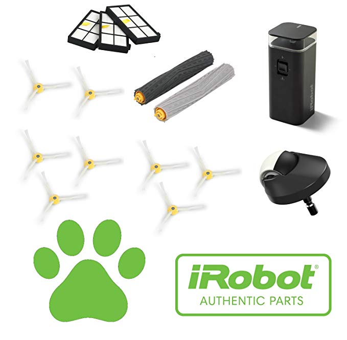 Pet Lovers Service Kit - Authentic iRobot Roomba 900 Series Robotic Vacuum Service Kit. Fits iRobot 980 & iRobot 960 Robotic Vacuum Cleaners Developed For Homes With Cats, Dogs & Human Hair.