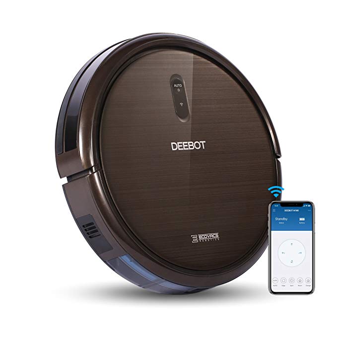 ECOVACS DEEBOT N79S Robot Vacuum Cleaner with Max Power Suction, Alexa Connectivity, App Controls, Self-Charging for Hard Surface Floors & Thin Carpets